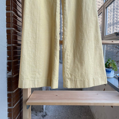 Euro Vintage Flare Pants Yellow