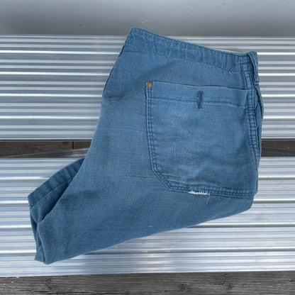 Linen Short Blue