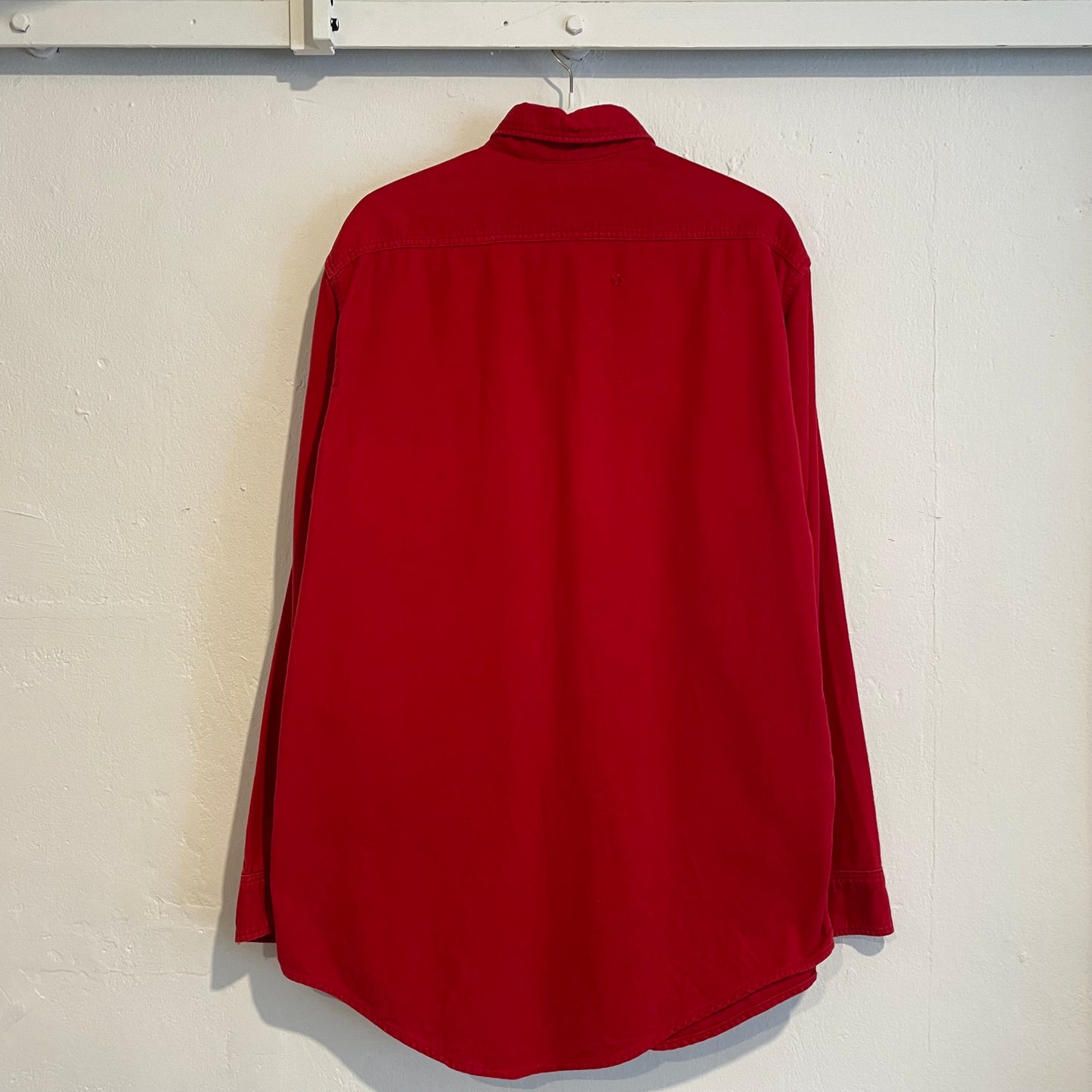 Red Chamois Cotton Flannel Shirt