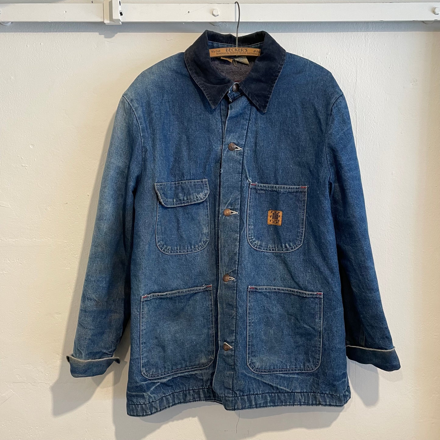 Big Ben Denim Chore Jacket Blanket Lined 42
