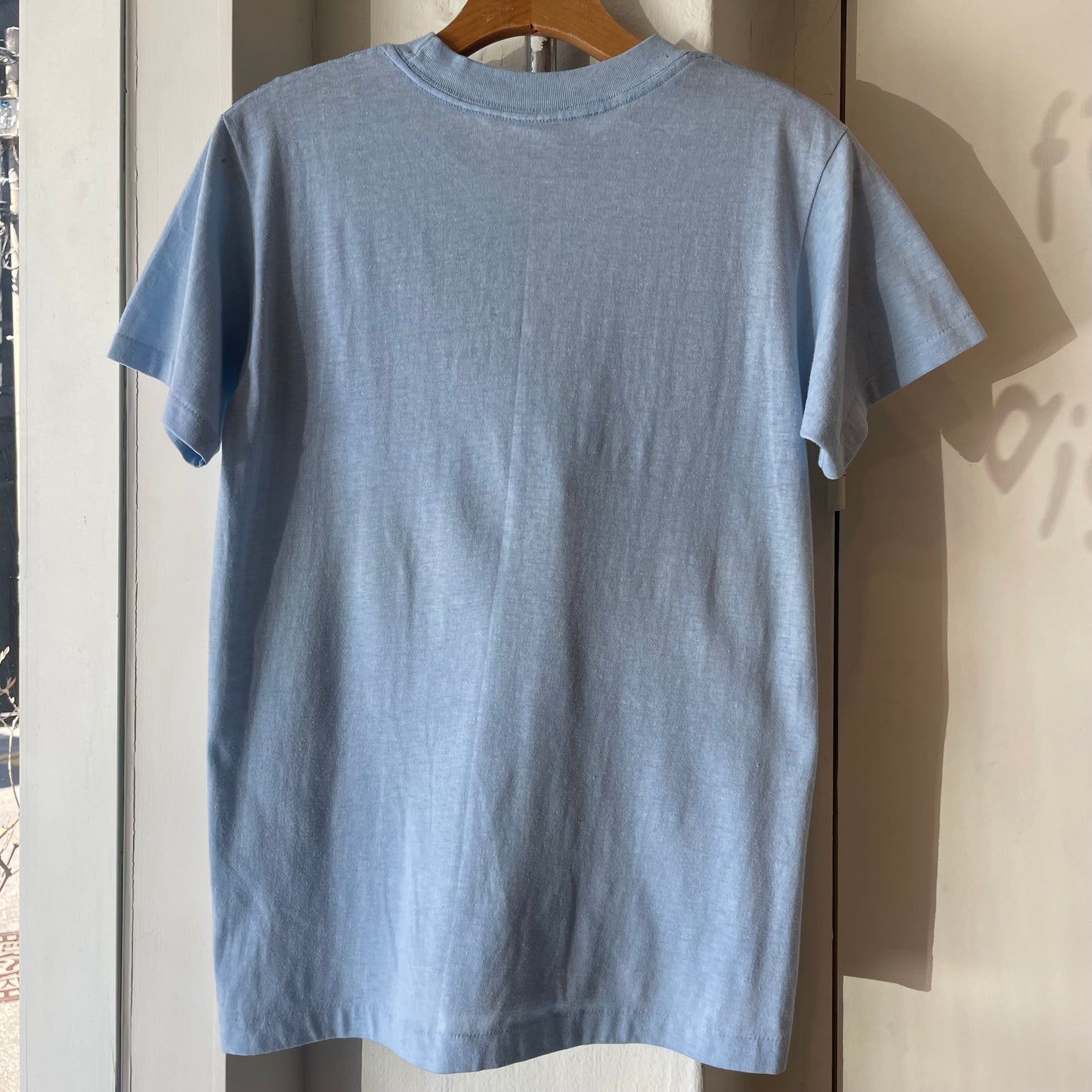 Chasing Rainbows Lettering T-Shirt Blue