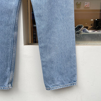 Faded Denim Straight Blue