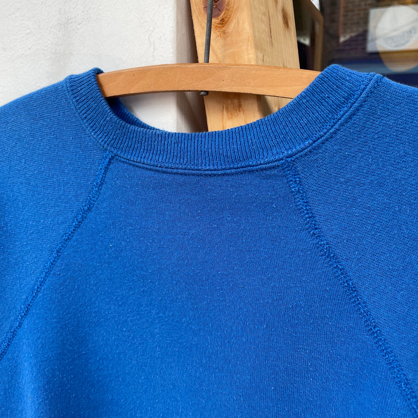 Blanc Raglan Sweatshirt Blue