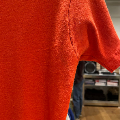Knit Polo Shirt Red