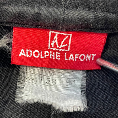 French Work Jacket Moleskin Black Washed