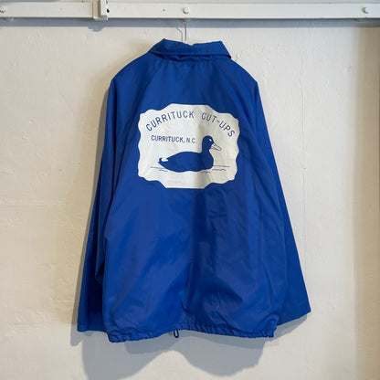 Duck Printed Coach Jacket Blue