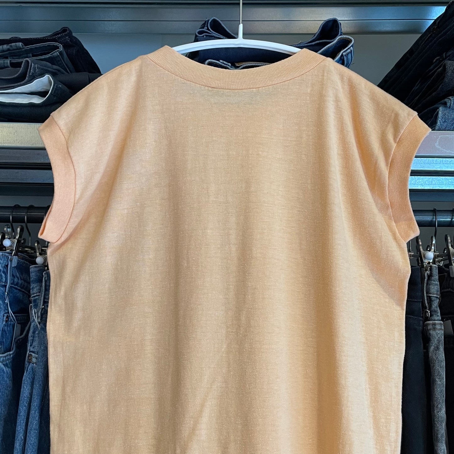 Atlantic City New Jersey T-Shirt Tan Cotton/Polyester