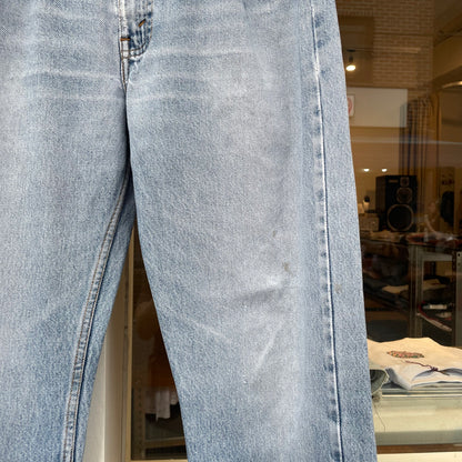 Faded Denim Straight Blue