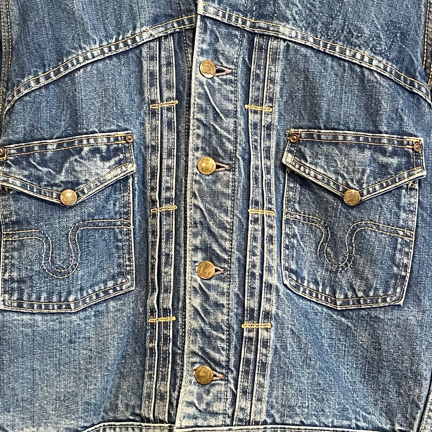 50s Rare Denim Jacket Blanket Lined