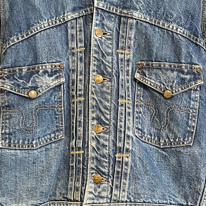 50s Rare Denim Jacket Blanket Lined