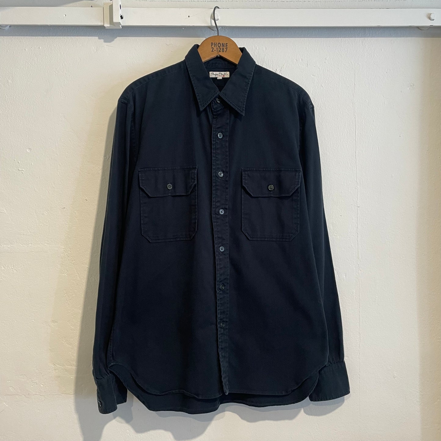 Black Long Sleeve Button Up Shirt