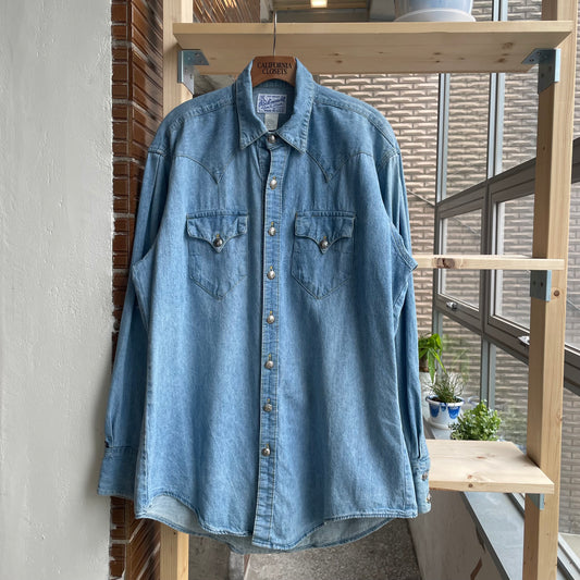 Denim Western Shirt Blue