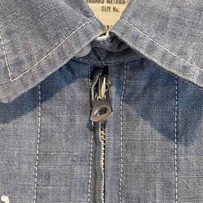 El Rito Zip Chore Jacket Blue Universal Zip