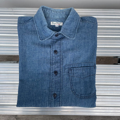 Denim Chambray Shirt Blue