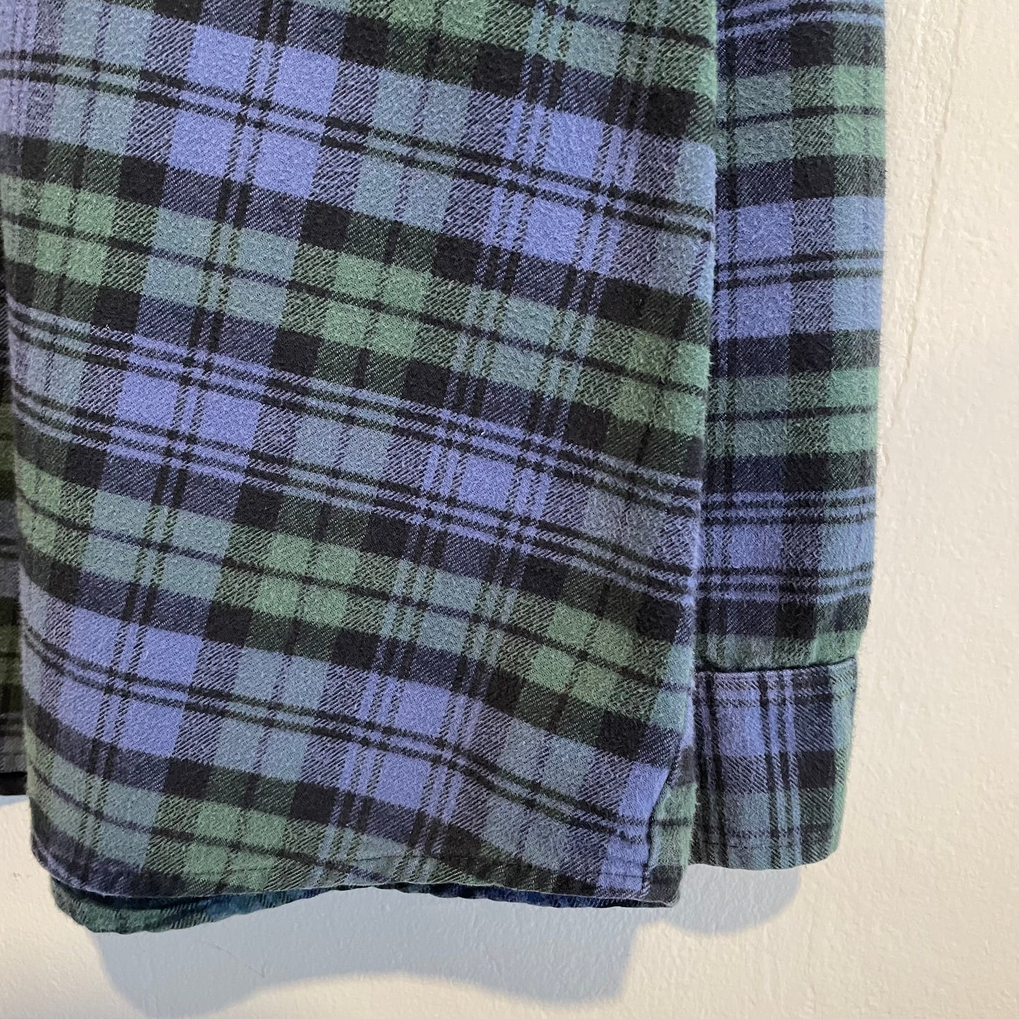 Flannel Check Shirt Green/Blue