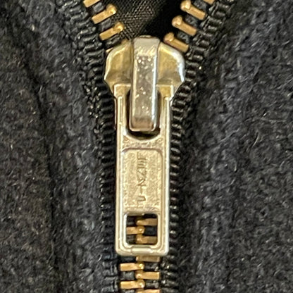 Leather Stadium Jacket Black