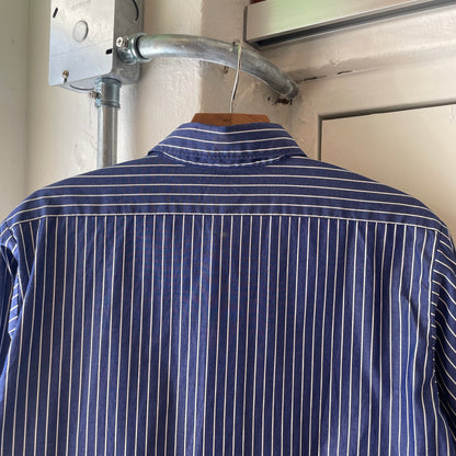 Stripe Shirt Navy/White