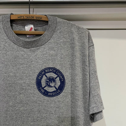 Palm Beach County Fire-Rescue Small Chest Logo Tee