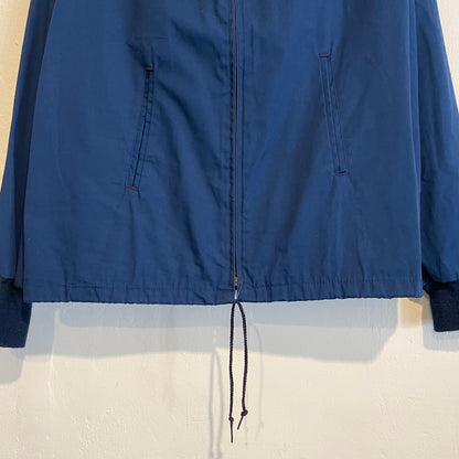 Zip up Cuff Rib Work Jacket Navy