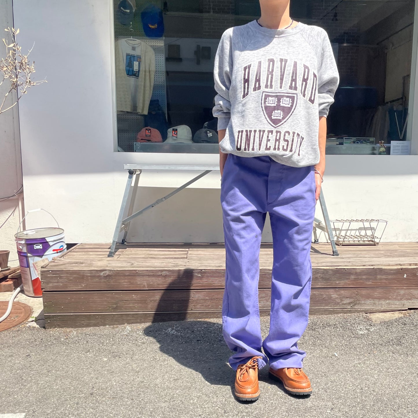 USMC Printed Sweatshirt Gray