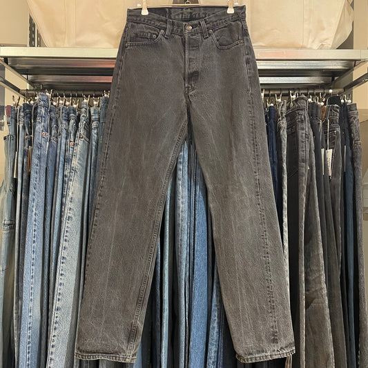 501 Jeans Regular Straight Washed Black