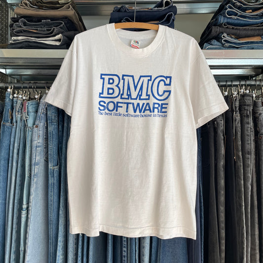 BMC Software Texas T-shirt White Single Stitch
