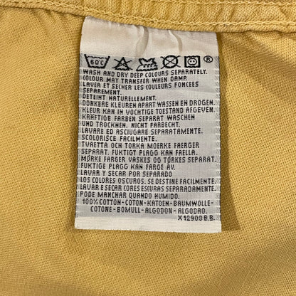 Western Snap Button Shirt Yellow