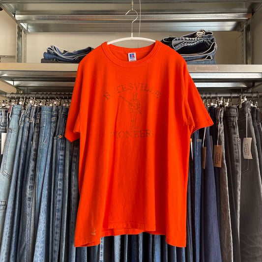 Batesville Pioneers Mascot Tee Orange