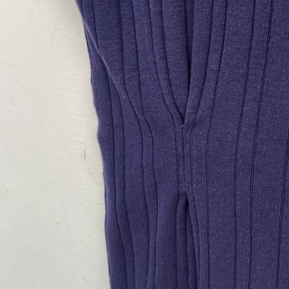 Rib Tuck Tank Top Navy