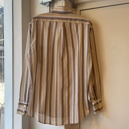 Stripe Shirt Brown