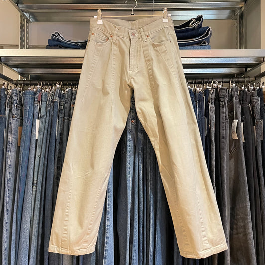 Beige Twill Work Pants Japan Made