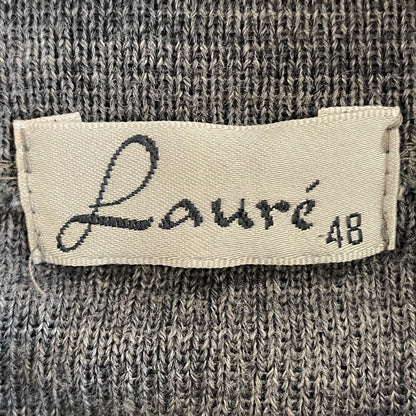 Crew Neck Cardigan Grey