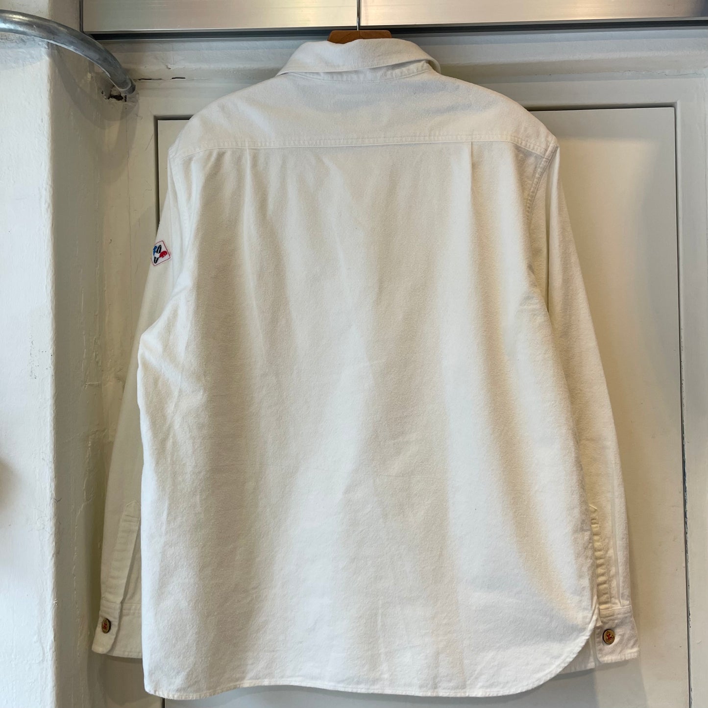 Sailor Collar Pullover Shirt White