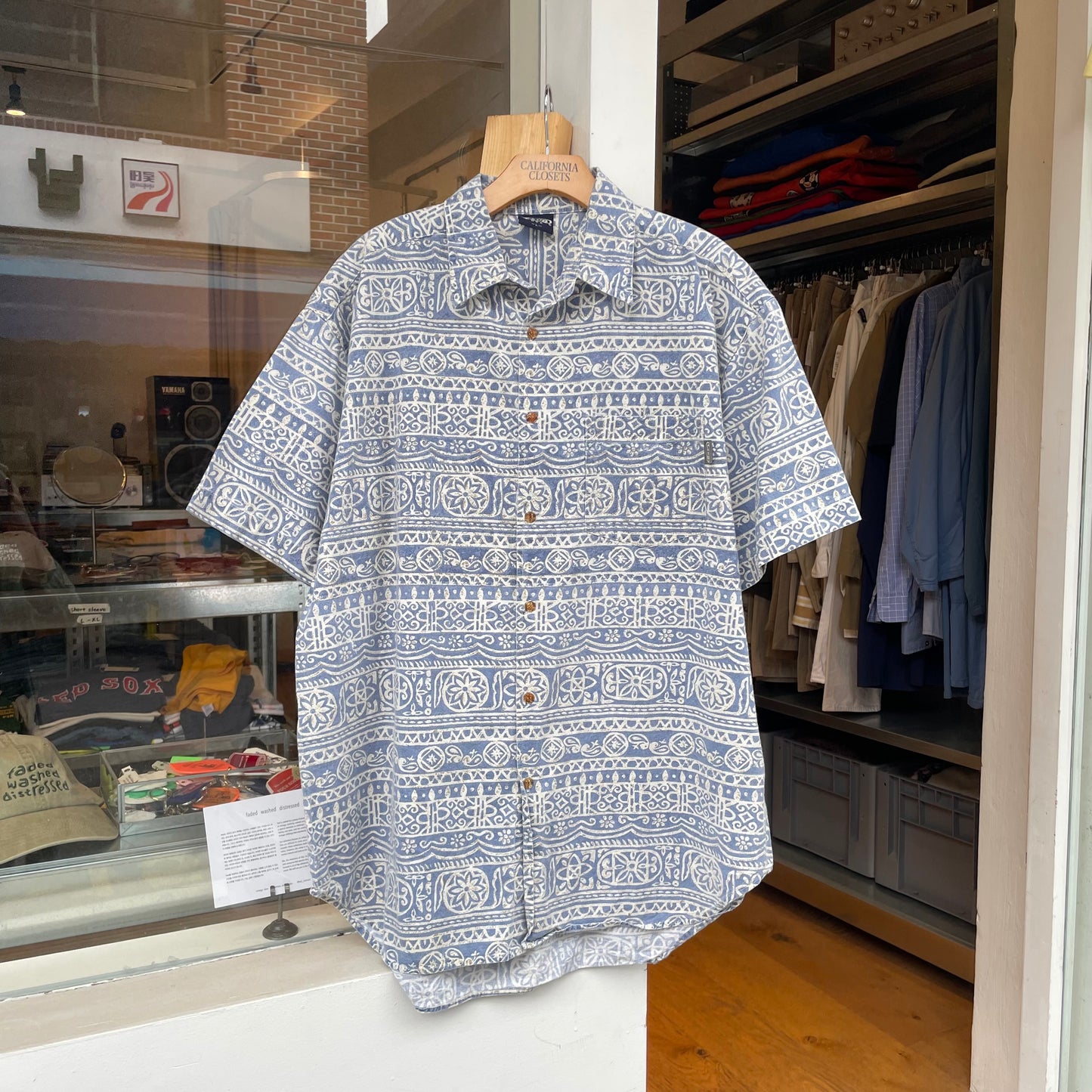 Pattern Shirt Blue