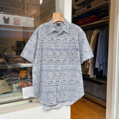 Pattern Shirt Blue