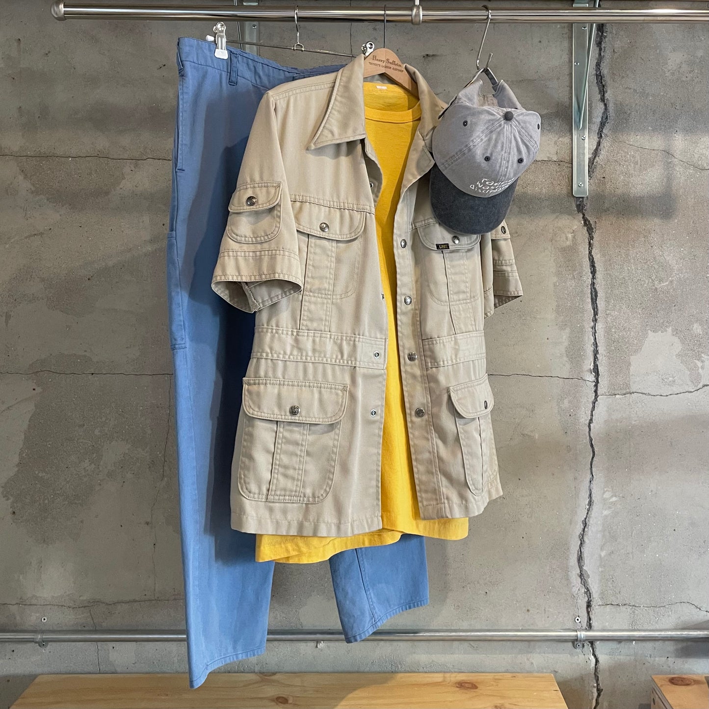 Western Shirt Jacket Beige