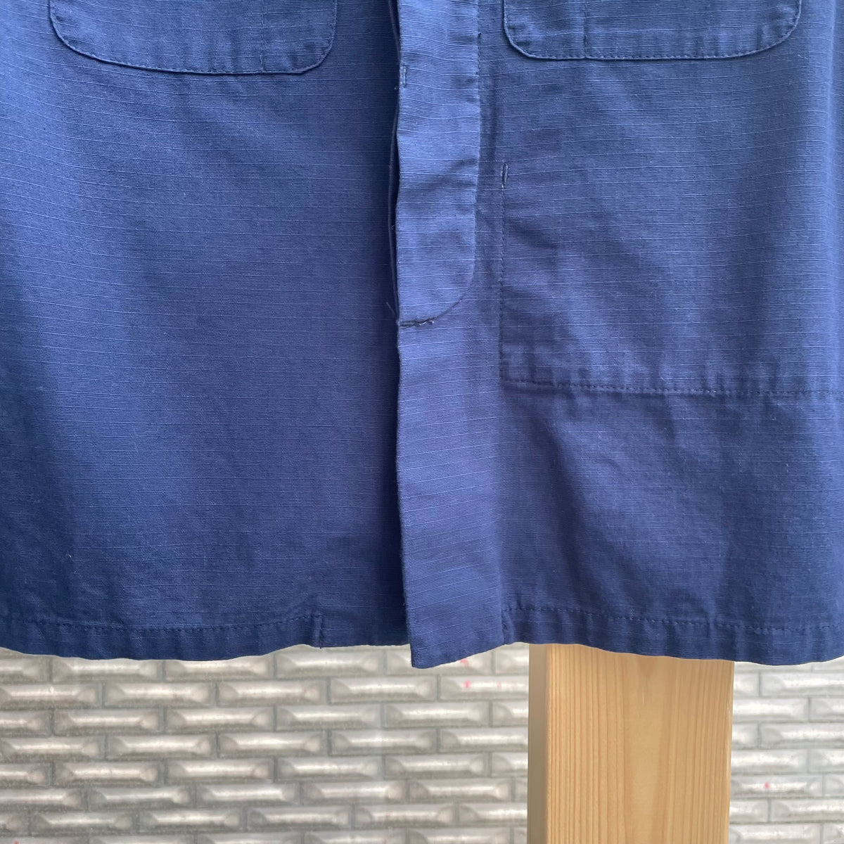 Patch Pocket Shirt Jacket Navy