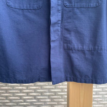 Patch Pocket Shirt Jacket Navy