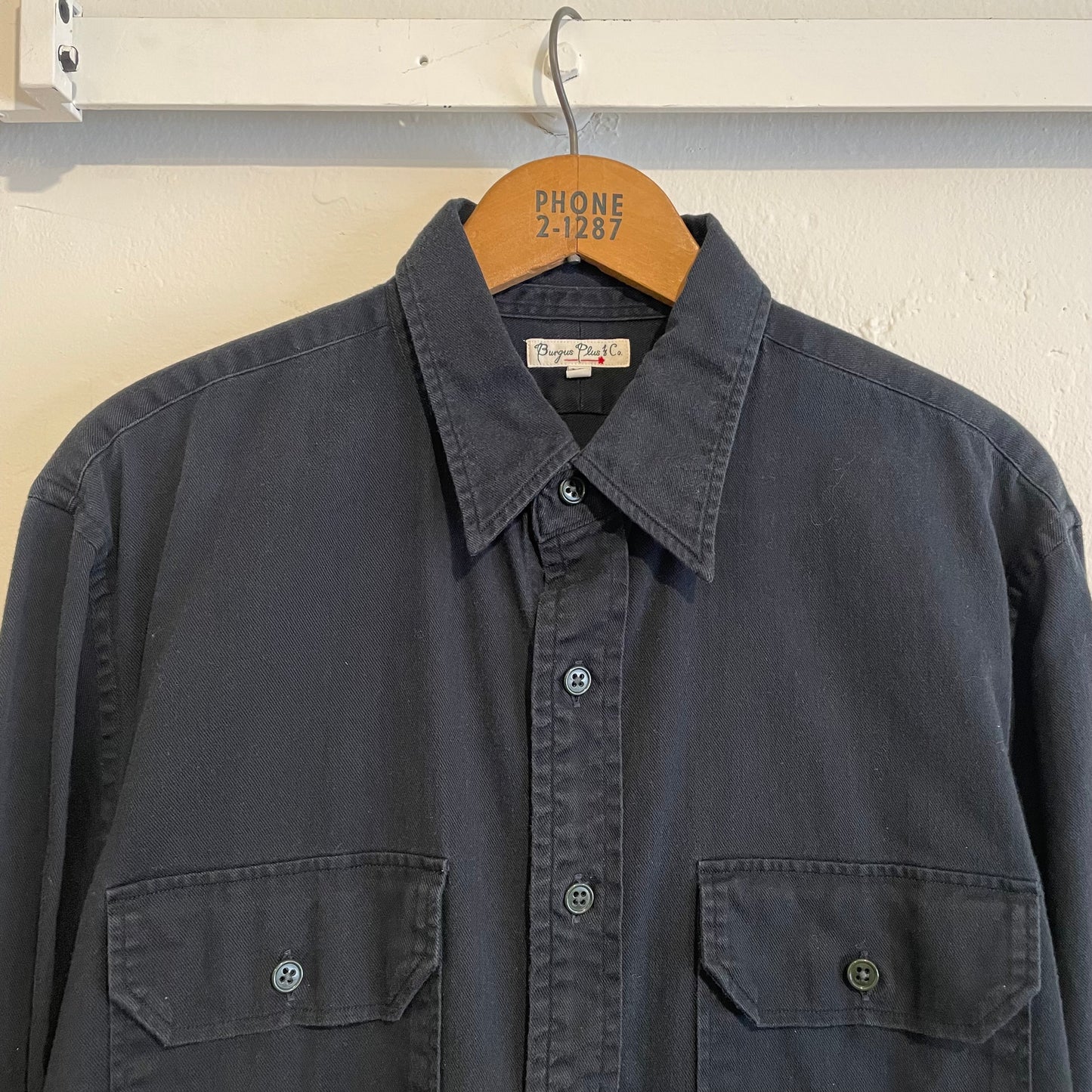 Black Long Sleeve Button Up Shirt
