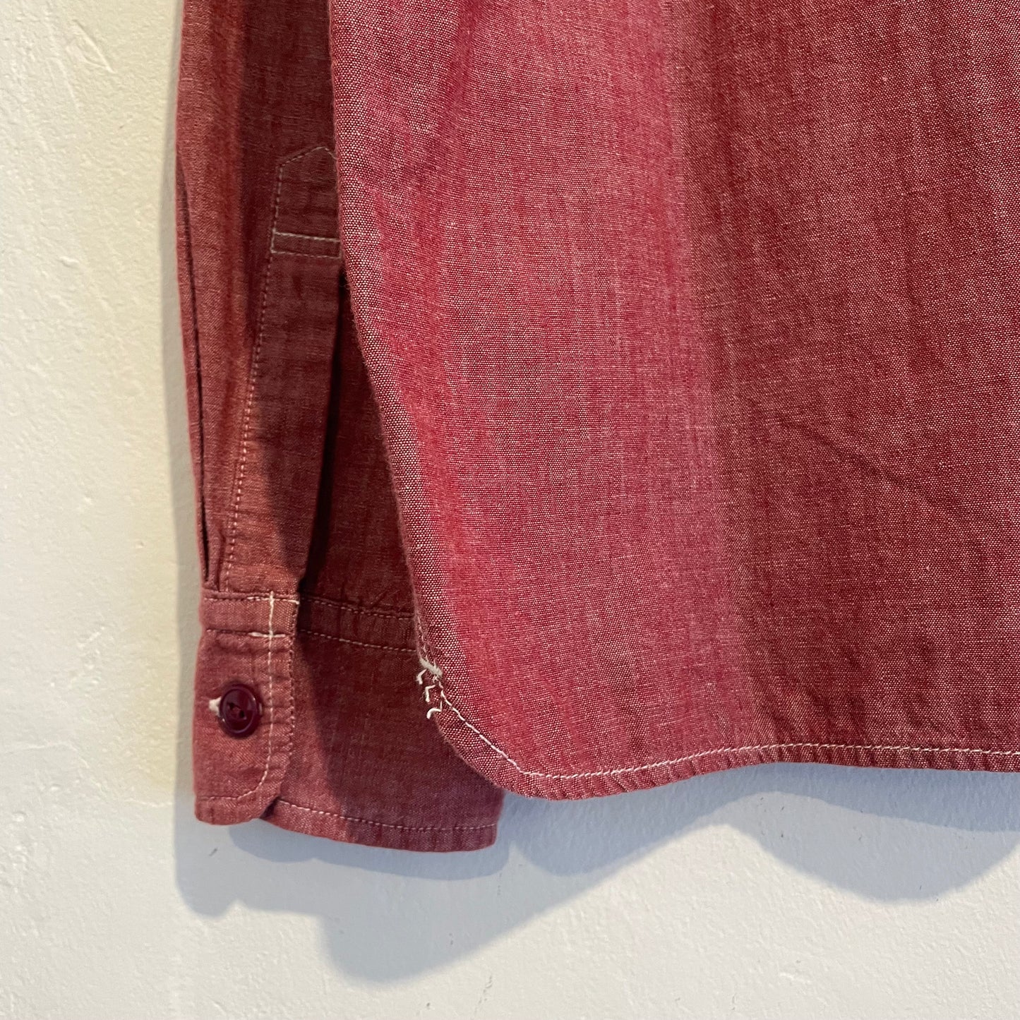 Chambray Work Shirt Red