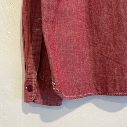 Chambray Work Shirt Red