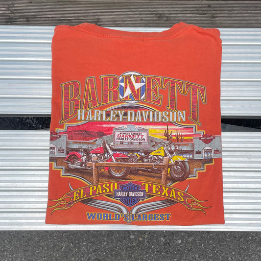 Harley-Davidson Pocket Tee Faded Motorcycle