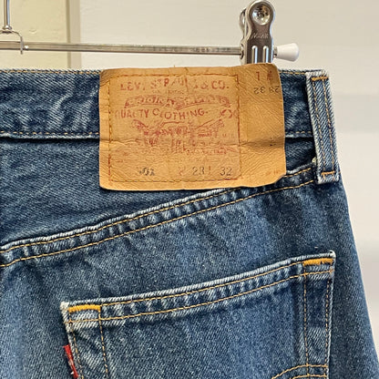 501 Button Fly Jeans Straight Blue