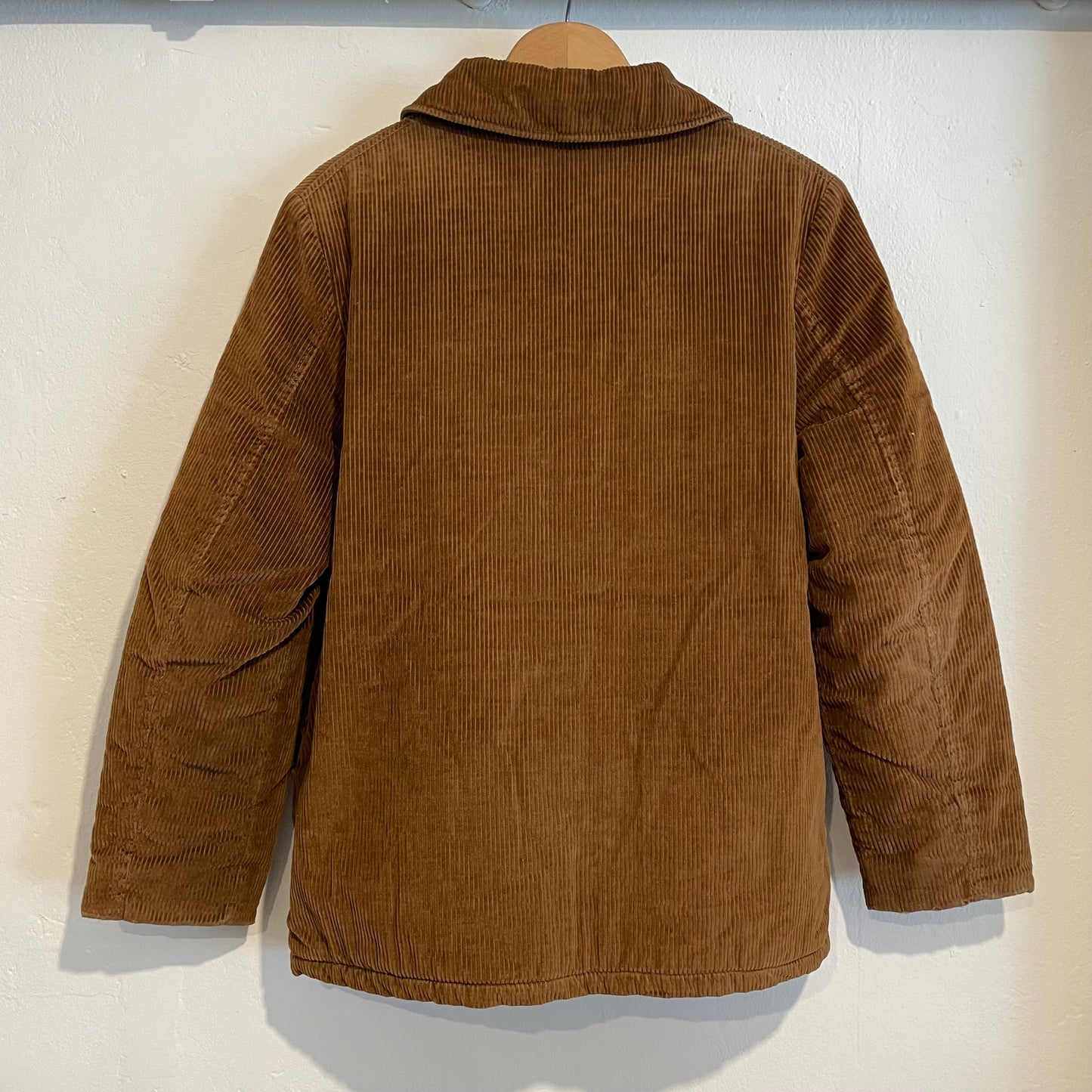 Quilted Liner Corduroy Coat Brown