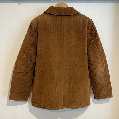 Quilted Liner Corduroy Coat Brown