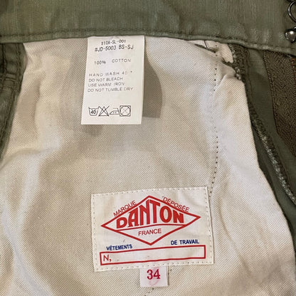Utility Skirt Olive Green Cotton