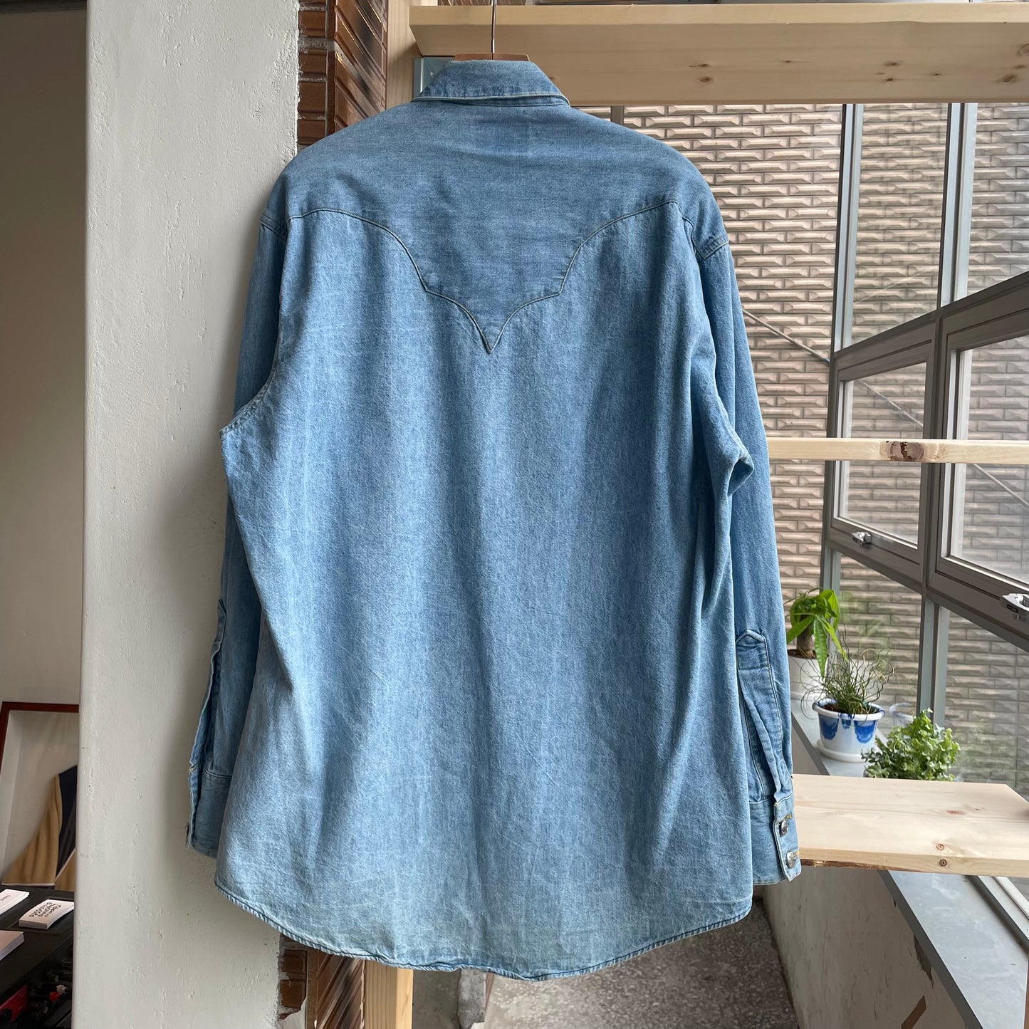 Denim Western Shirt Blue