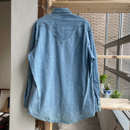 Denim Western Shirt Blue