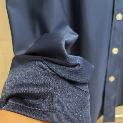 Qiana Nylon Shirt Navy