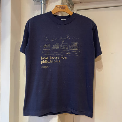 Boat House Row T-Shirt Navy